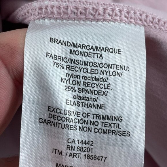 Mondetta Womens Performance Luxury V-Neck Short Sleeve Top L Recycled NWT 5046 - Picture 4 of 8